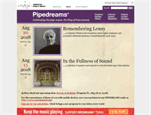 Tablet Screenshot of pipedreams.publicradio.org