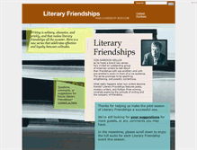 Tablet Screenshot of literaryfriendships.publicradio.org